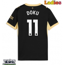 Manchester City Jeremy Doku #11 Replica Away Shirt Ladies 2026-27 Short Sleeve